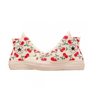 CONVERSE CHUCK TAYLOR ALL STAR LIFT PLATFORM CHERRIES